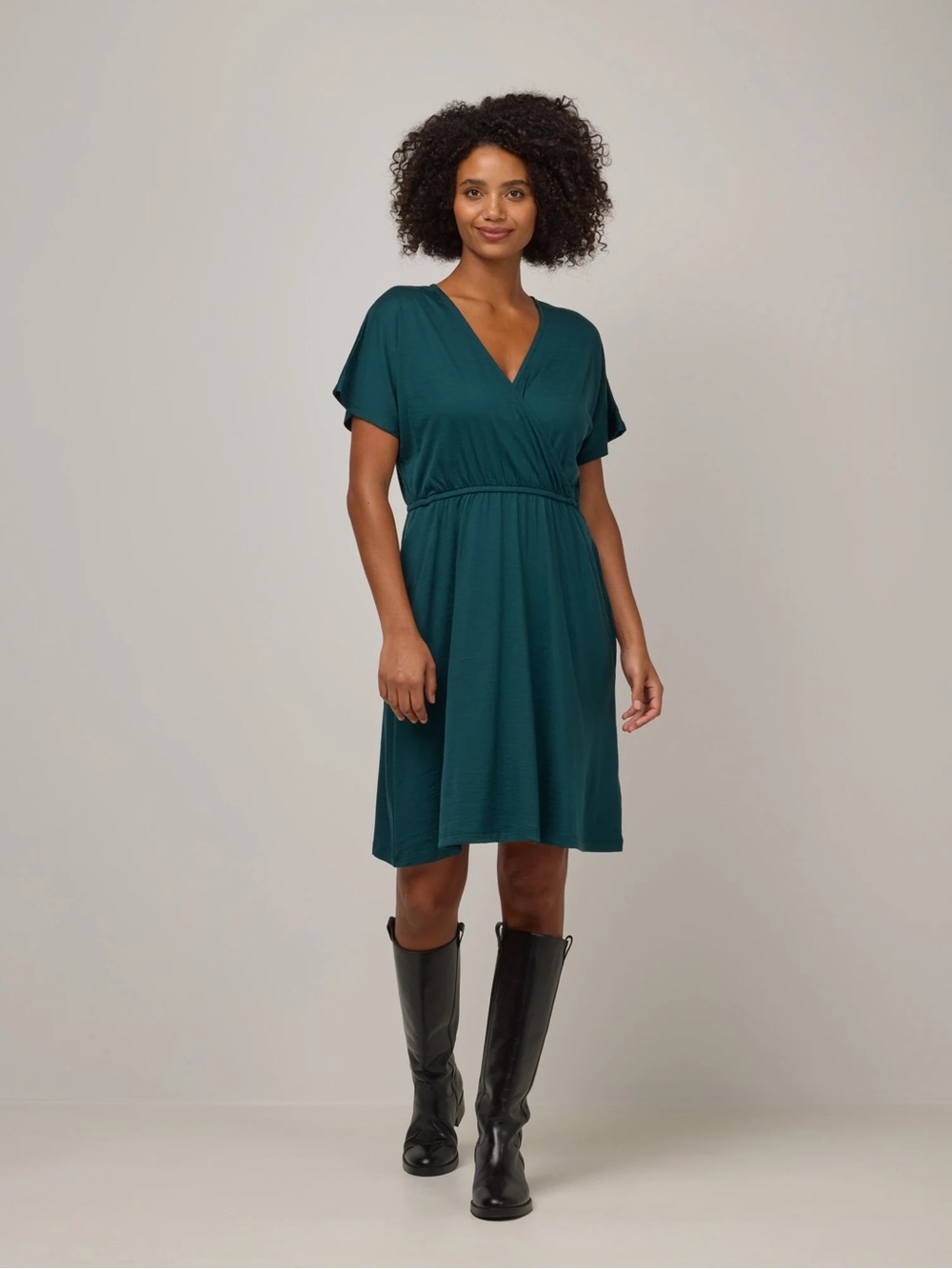 Wool& Brooklyn Reversible Dress in Pacific size LONG